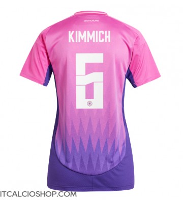 Germania Joshua Kimmich #6 Seconda Maglia Femmina Europei 2024 Manica Corta